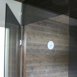 saunassa savun v�rinen lasisein�